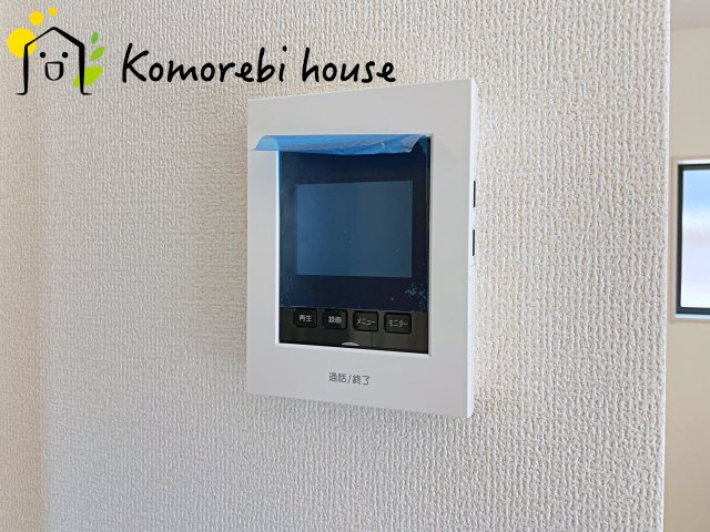 蓮田市椿山　第7　新築一戸建て　リーブルガーデン　01の防犯設備|モニター付インターホンです