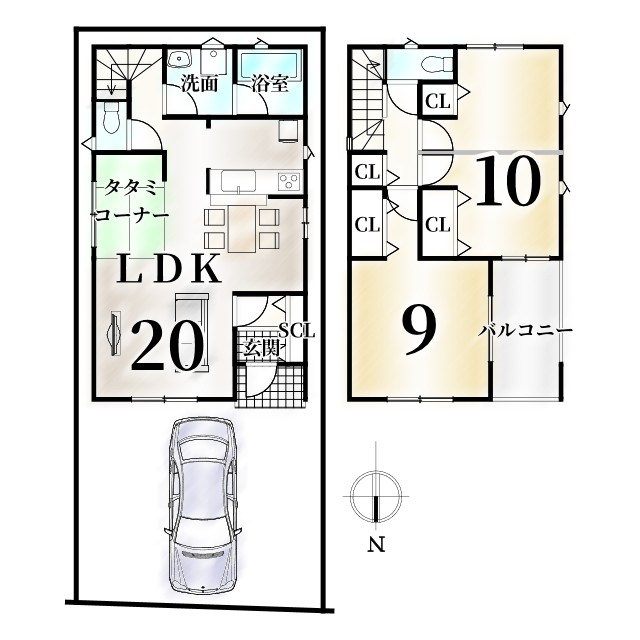 森本町前田【６区画】１号地　の間取り
