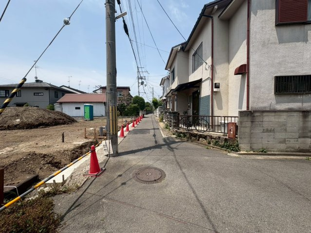 森本町前田【６区画】１号地　の前面道路含む現地写真
