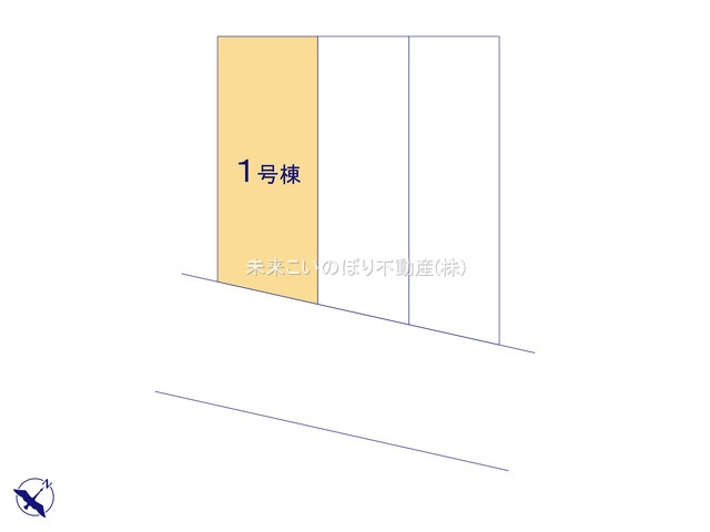 【区画図】 | GRAFARE伊奈町本町7期1号棟 | 現況と異なる場合は現況優先とさせていただきます