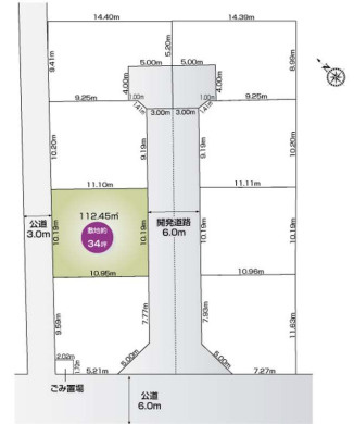 【区画図】 | 北本市本宿4丁目　新築戸建　全8棟　7号棟