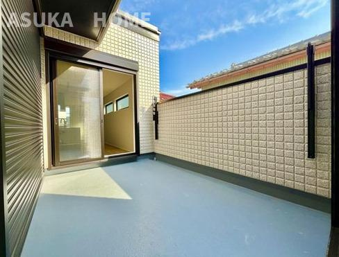 本牧元町戸建のバルコニー