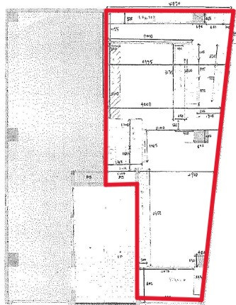 大津市馬場２丁目の店舗一部の間取り