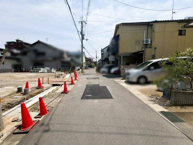 森本町前田【６区画】４号地の前面道路含む現地写真