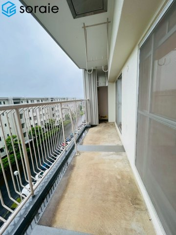 入間ビレジ11号棟　５階のバルコニー