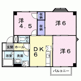 【間取り】 | シャルマンハイムⅠ