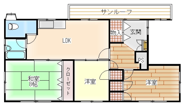 戸井ビルの間取り