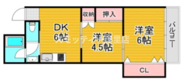 粋緑館の間取り