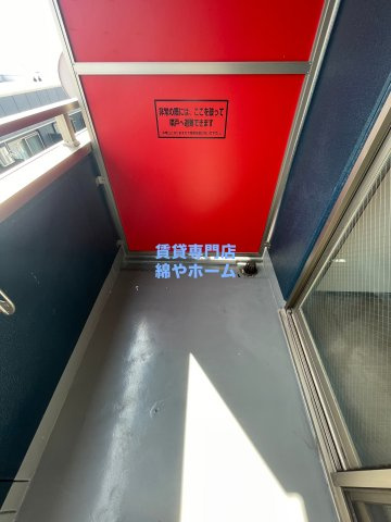 みおつくし岸里のバルコニー|陽当たり良好なバルコニーです