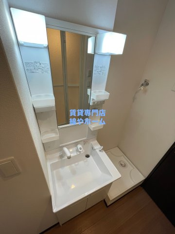 みおつくし岸里の独立洗面台|独立洗面台、朝の身支度には欠かせません