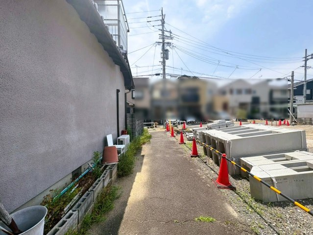 森本町前田【６区画】６号地　建築条件無土地の前面道路含む現地写真