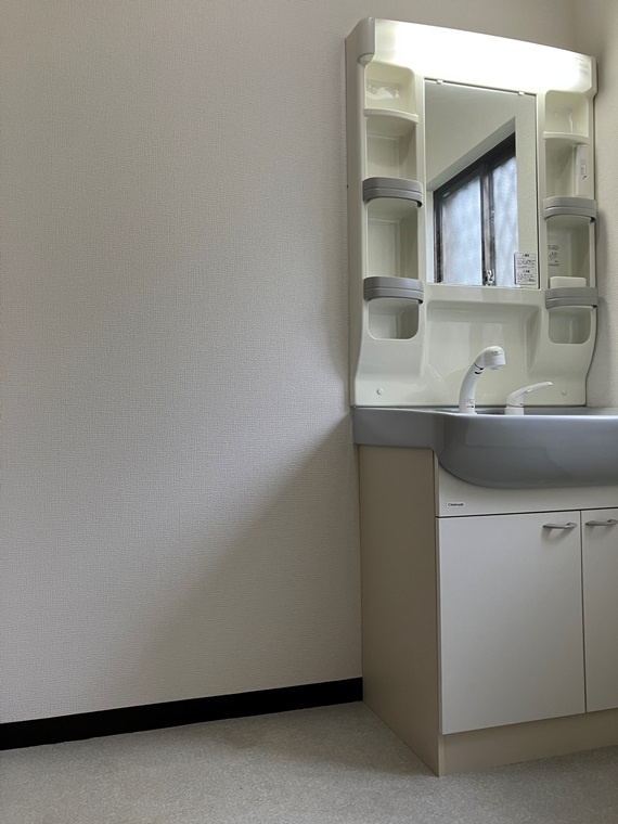 長崎戸建の洗面所