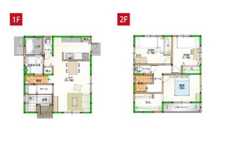高知市百石町４丁目 ⑨ 新築戸建ての間取り