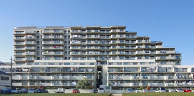 【外観】 | ライフヒルズ武蔵藤沢プルミエール C棟 | 西武池袋線「武蔵藤沢」駅徒歩14分、総戸数190戸の大規模マンション！