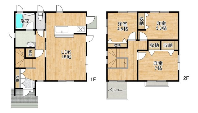仙台市太白区四郎丸字渡道の間取り
