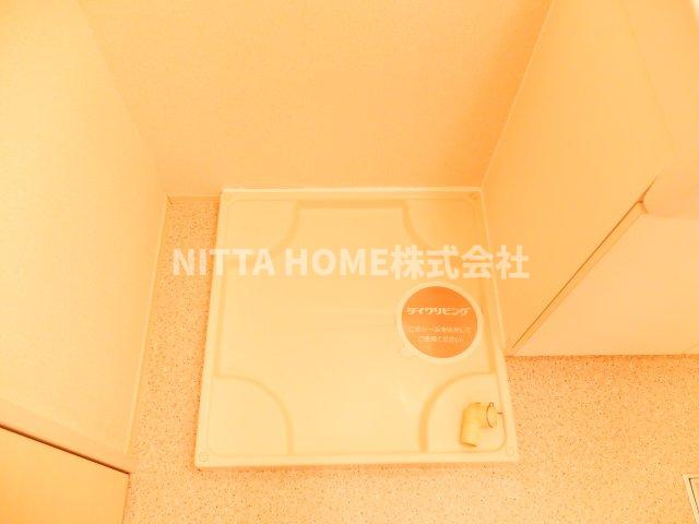 コンフォール・ヴィラ　Ｃ棟の設備|室内洗濯機置場も設置済み＊