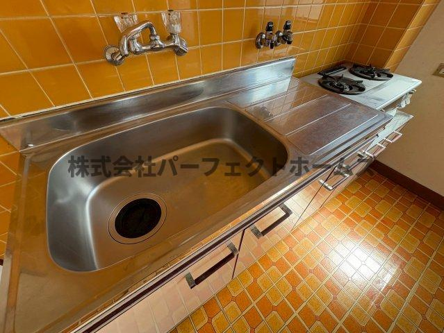星ヶ丘駅前マンションのキッチン|使いやすいキッチンです