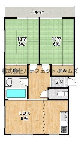 星ヶ丘駅前マンションの間取り
