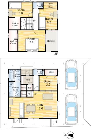 【間取り】の画像