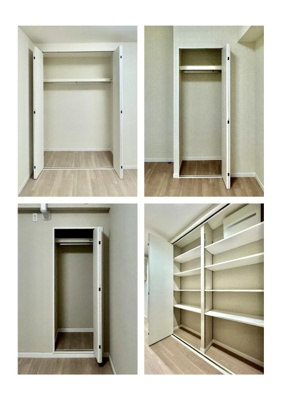 【収納】 | ツインシティ東砂アネックス | 居室にはクローゼットを完備し、自由度の高い家具の配置が叶うシンプルな空間です。お子様の成長と必要になる子供部屋を与えるにはぴったりの間取りですね。