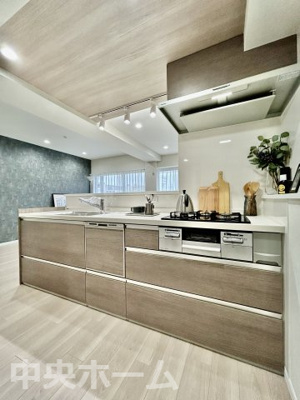 【キッチン】 | ツインシティ東砂アネックス | ワイドで収納豊富なシステムキッチン