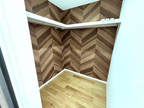 千年1丁目　モデルハウス分譲の収納|収納豊富なウォークインクローゼット♪