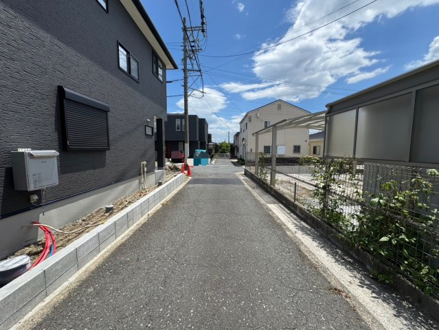 SUN COURTーサンコート－小倉南区中吉田3丁目【小倉南区　新築戸建て】の前面道路含む現地写真|現地撮影　2025,7,15　SUN COURTーサンコート－小倉南区中吉田3丁目【小倉南区　新築戸建て】