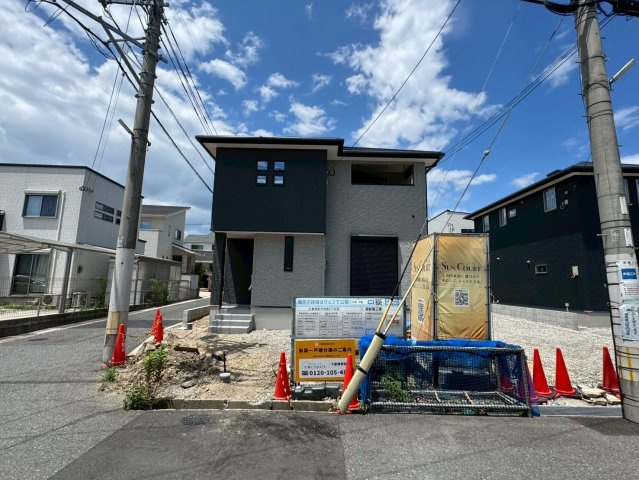 SUN COURTーサンコート－小倉南区中吉田3丁目【小倉南区　新築戸建て】の外観|現地撮影　2025,7,15　SUN COURTーサンコート－小倉南区中吉田3丁目【小倉南区　新築戸建て】