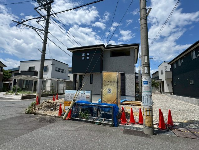 SUN COURTーサンコート－小倉南区中吉田3丁目【小倉南区　新築戸建て】の外観|現地撮影　2025,7,15　SUN COURTーサンコート－小倉南区中吉田3丁目【小倉南区　新築戸建て】