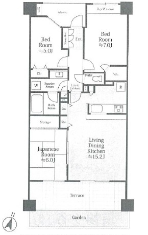 【間取り】 | ゼファー武蔵浦和グランリブス