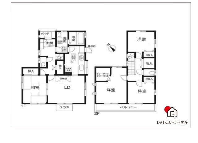 【間取り】 | 北本市北本3丁目　中古戸建