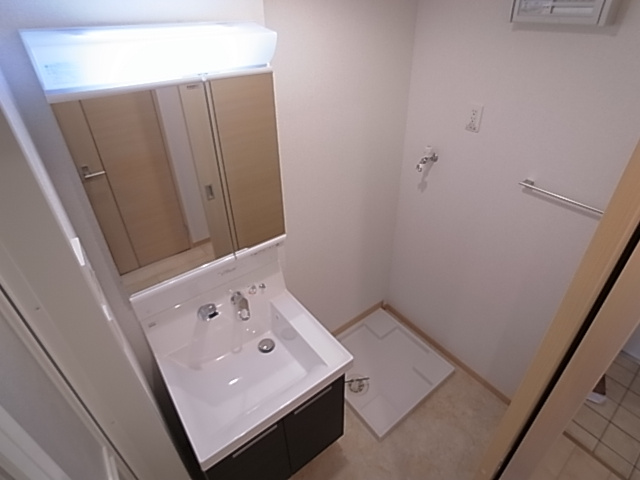 神戸市長田区大橋町８丁目の賃貸マンションの洗面所|シャンプードレッサー