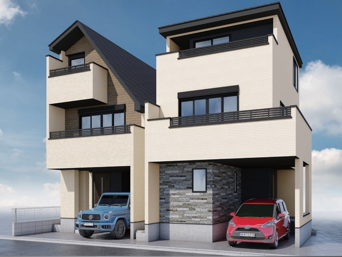 江戸川区北小岩７丁目　新築戸建て全２棟