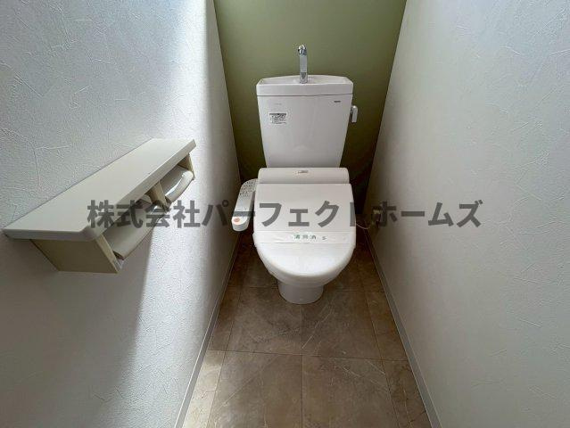 ハイツ田宮のトイレ|ゆったりとした空間のトイレです