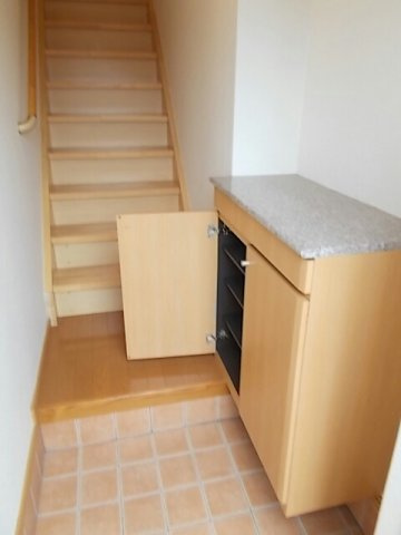 ヴィラ　スクエアＤの玄関|玄関です