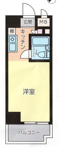 トーシンハイム新宿の間取り