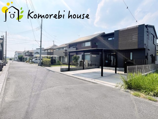 鴻巣市北新宿　中古一戸建ての前面道路含む現地写真|8/4　撮影済み