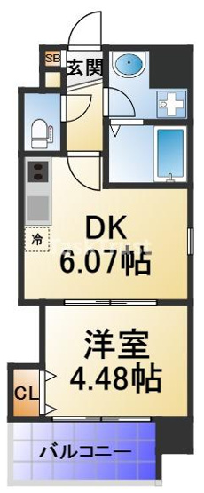 【間取り】 | ドゥエリング太子橋今市
