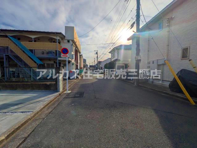 三鷹市上連雀９丁目 新築変更 中央線  武蔵境駅の前面道路含む現地写真