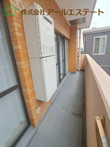 ライオンズマンション姫路平野町のバルコニー