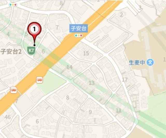 メゾンエスポワールの地図