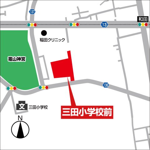ライフフィールド三田小学校前の地図