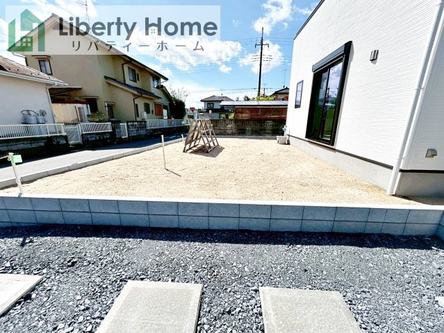 笠間市市野谷24-P1　新築戸建の庭