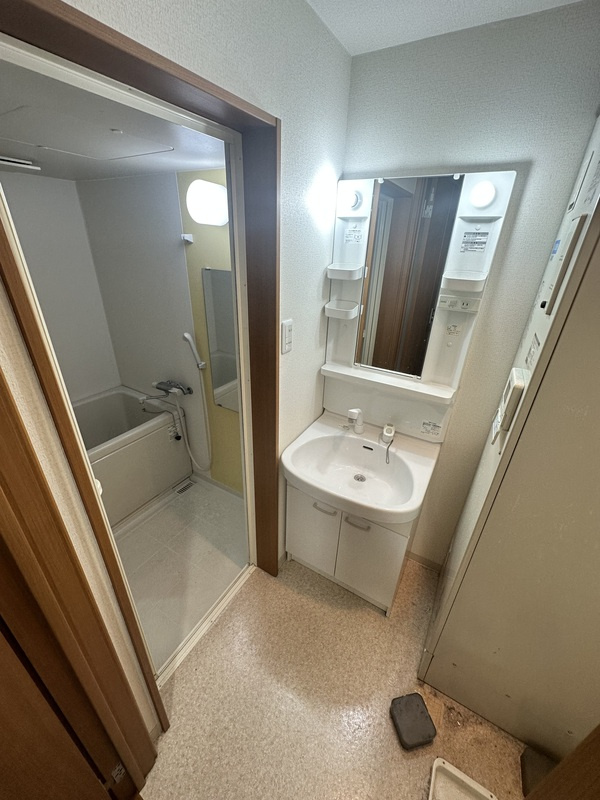 レジデンス伊川谷の独立洗面台