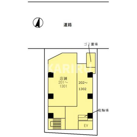 エトワール北新地の区画図