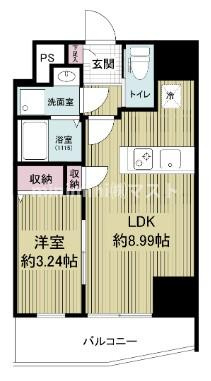 ArtizA西長堀の間取り