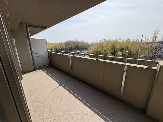 ダイアパレス荒池緑地のバルコニー
