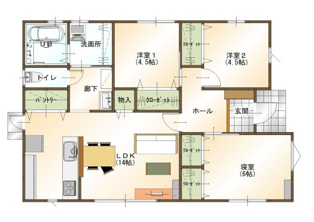 【間取り】の画像