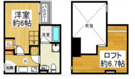 大阪市住吉区帝塚山東5丁目　収益アパート　現況満室稼働中の間取り