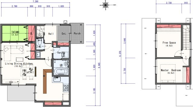 【間取り】 | 中央区横手3丁目 | ☆間取り図☆　※現況優先です